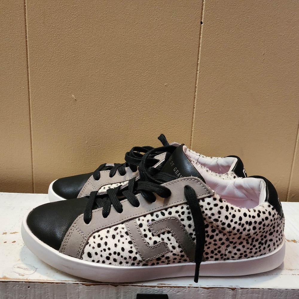 EUC Rollie Snow Leopard Print Haircalf "Enemies Of Gravity", Sneakers - Picture 3 of 7